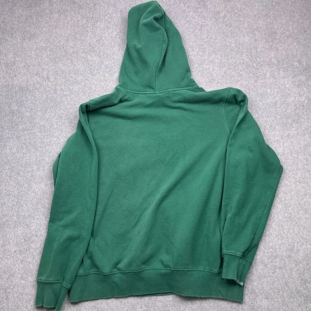 the‎ north face hoodie green drawstring sweatshirt large